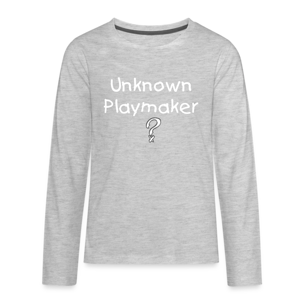 Kids' Premium Long Sleeve T-Shirt - heather gray